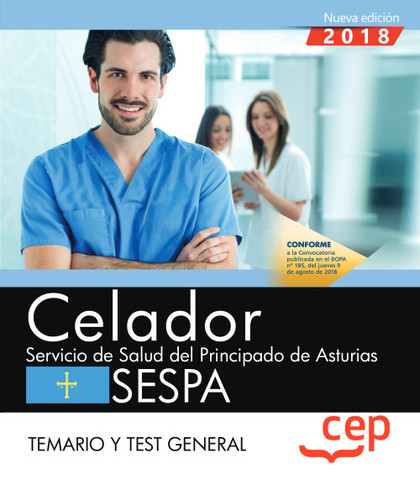 CELADOR DEL SERVICIO DE SALUD DEL PRINCIPADO DE ASTURIAS. SESPA. TEMARIO Y TEST
