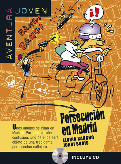 PERSECUCIÓN EN MADRID, AVENTURA JOVEN + CD
