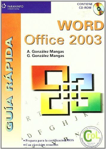 GUÍA RÁPIDA. WORD OFFICE 2003