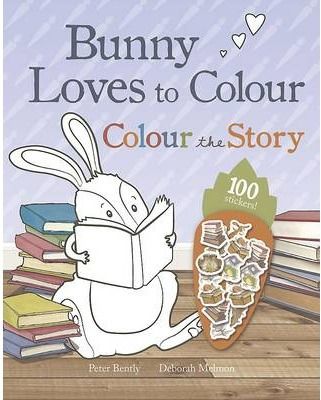 BUNNY LOVES TO COLOUR. COLOUR THE STORY 100 STICKER