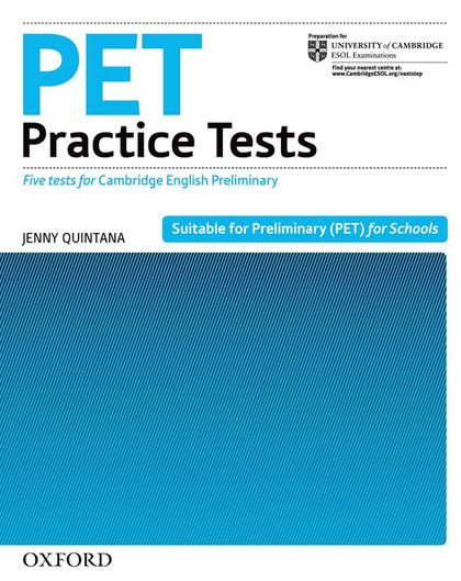 PET PRACTICE TESTS. PRACTICE TESTS WITHOUT KEY
