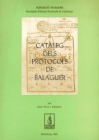 CATÀLEG DELS PROTOCOLS DE BALAGUER