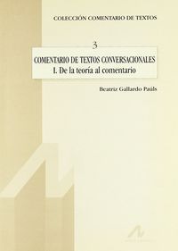 COMENTARIO DE TEXTOS CONVENCIONALES I DE LA TEORIA AL COMENTARIO