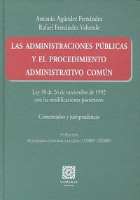 LAS ADMINISTRACIONES PÚBLICAS Y EL PROCEDIMIENTO ADMINISTRATIVO COMÚN