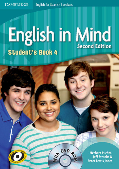 ENGLISH IN MIND FOR SPANISH SPEAKERS LEVEL 4 STUDENT'S BOOK WITH DVD-ROM