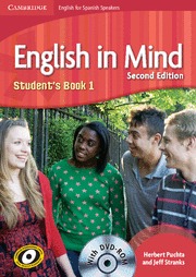 ENGLISH IN MIND FOR SPANISH SPEAKERS LEVEL 1 STUDENT'S BOOK WITH DVD-ROM