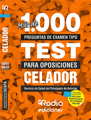 CELADOR DEL SESPA. MÁS DE 1.000 PREGUNTAS DE EXAMEN TIPO TEST.