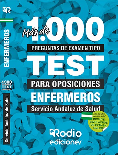 ENFERMEROS DEL SAS. MÁS DE 1.000 PREGUNTAS DE EXAMEN TIPO TEST.