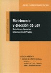 MATRIMONIO Y ELECCIÓN DE LEY.