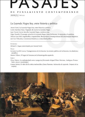 LA LEYENDA NEGRA HOY, ENTRE HISTORIA Y POLÍTICA