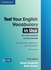 TEST YOUR ENGLISH VOCABULARY IN USE PRE-INTERMEDIATE AND INTERMEDIATE WITH ANSWE