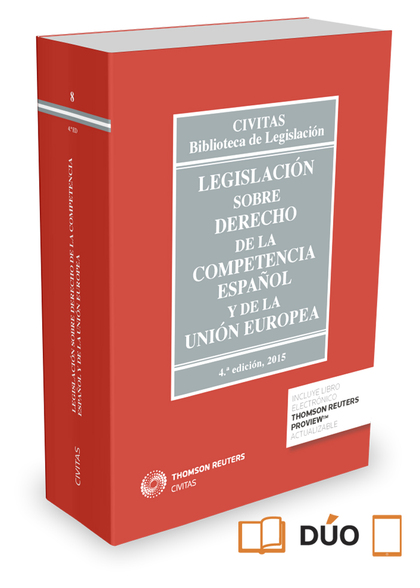 LEGISLACIÓN SOBRE DERECHO DE LA COMPETENCIA ESPAÑOL Y DE LA UNIÓN EUROPEA (PAPEL