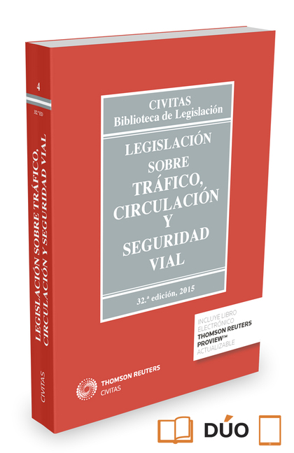 LEGISLACIÓN SOBRE TRÁFICO, CIRCULACIÓN  Y SEGURIDAD VIAL (PAPEL + E-BOOK).