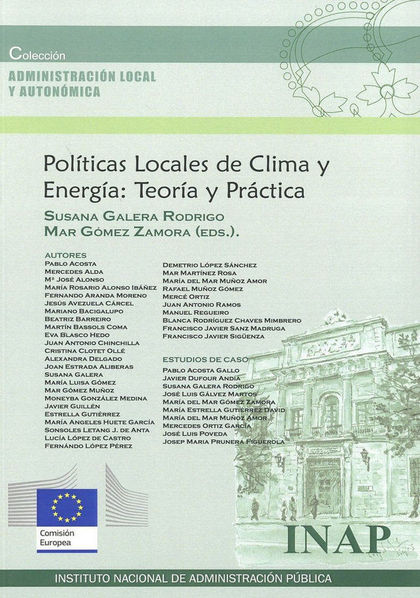 POLÍTICAS LOCALES DE CLIMA Y ENERGÍA:TEORÍA Y PRÁCTICA