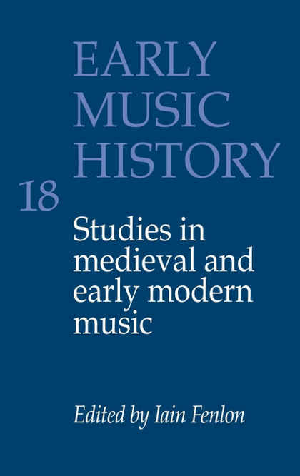 EARLY MUSIC HISTORY