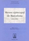 MENSA EPISCOPAL DE BARCELONA (878-1299)