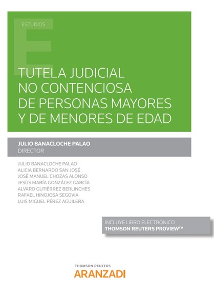 TUTELA JUDICIAL NO CONTENCIOSA DE PERSONAS MAYORES Y DE MENORES DE EDAD (PAPEL +
