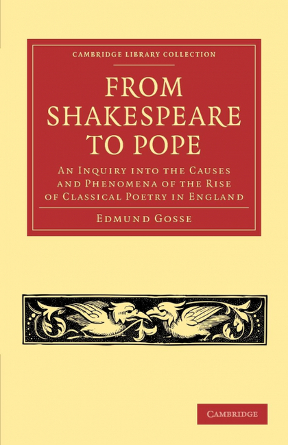 FROM SHAKESPEARE TO POPE