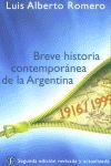 BREVE HISTORIA CONTEMPORÁNEA DE LA ARGENTINA