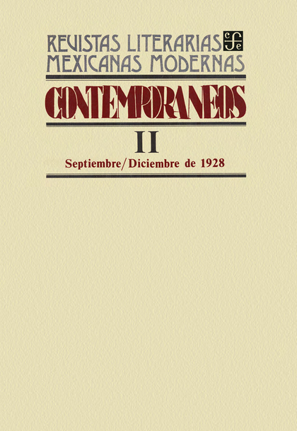 Contemporáneos II, septiembre?diciembre de 1928