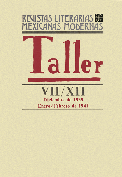 Taller VII, diciembre de 1939 ? XII, enero?febrero de 1941
