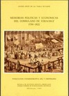 MEMORIAS POLÍTICAS Y ECONÓMICAS CONSULADO DE VERACRUZ (1796-1822)