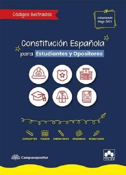 CONSTITUCION ESPAÑOLA PARA ESTUDIANTES Y OPOSITORES