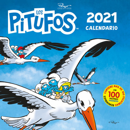 CALENDARIO LOS PITUFOS 2021.