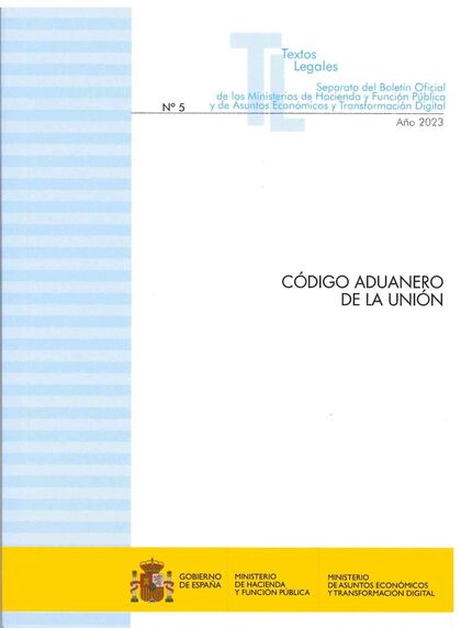 CODIGO ADUANERO DE LA UNION 2023