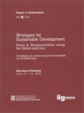 STRATEGIES FOR SUSTAINABLE DEVELOPMENT. ROLES & RESPONSABILITIES ALONG THE GLOBA