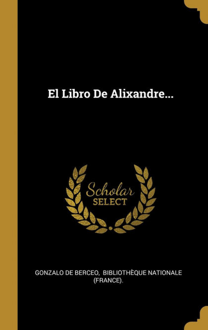 EL LIBRO DE ALIXANDRE...