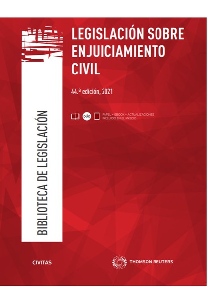 LEGISLACIÓN SOBRE ENJUICIAMIENTO CIVIL (PAPEL + E-BOOK).