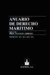ANUARIO DERECHO MARITIMO INDICES XI-XX