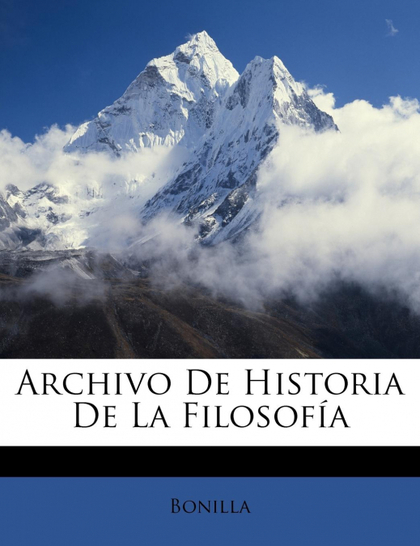 ARCHIVO DE HISTORIA DE LA FILOSOFÍA