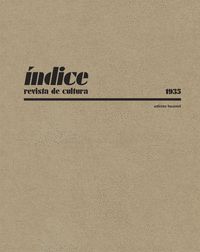 ÍNDICE. REVISTA DE CULTURA (1935)