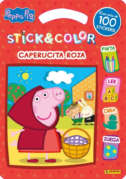 STICK & COLOR CAPERUCITA ROJA - PEPPA PIG