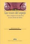 LAS VOCES DEL ESPEJO. TEXTO E IMAGEN EN LA OBRA LÍRICA DE LUIS ANTONIO DE VILLEN