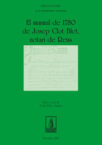 EL MANUAL DE 1780 DE JOSEP CLOT BLET