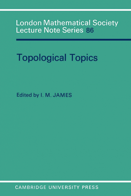 TOPOLOGICAL TOPICS