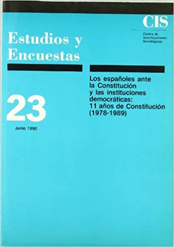 LOS ESPAÑOLES ANTE LA CONSTITUCIÓN Y LAS INSTITUCIONES DEMOCRÁTICAS: 11 AÑOS DE