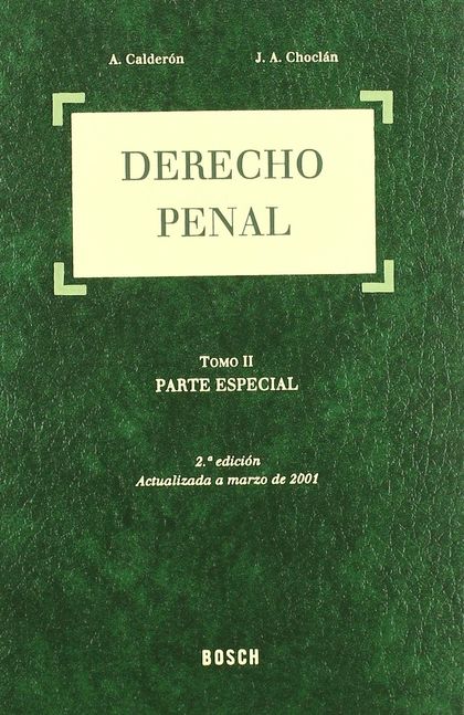 DERECHO PENAL - TOMO II