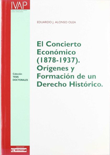 EL CONCIERTO ECONÓMICO (1878-1937)