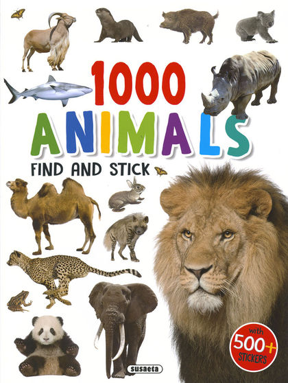 1000 ANIMALS FIND AND STICK.