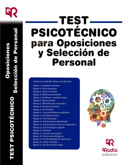 TEST PSICOTÉCNICO PARA OPOSICIONES Y SELECCIÓN DE PERSONAL
