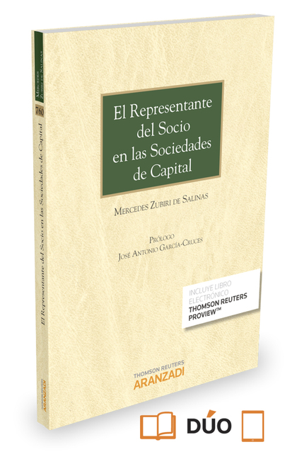 EL REPRESENTANTE DEL SOCIO EN LAS SOCIEDADES DE CAPITAL (PAPEL + E-BOOK)