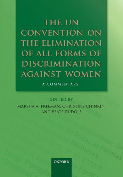 UN CONVENTION ON THE ELIMINATION OF ALL FORMS OF DISCRIMINATION AGAINST WOMEN, T