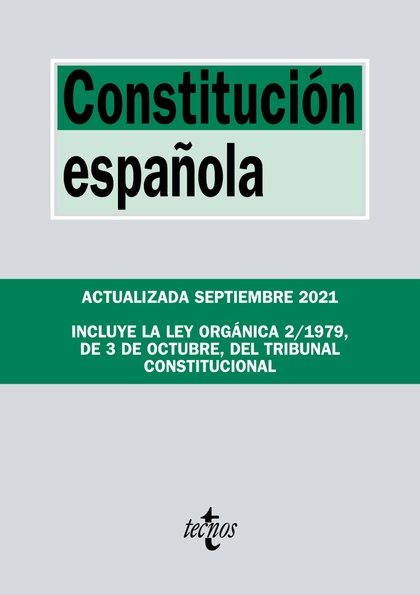 CONSTITUCIÓN ESPAÑOLA.