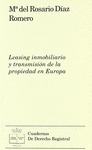 LEASING INMOBILIARIO Y TRANSMISIÓN DE LA PROPIEDAD EN EUROPA