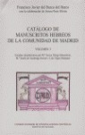 CATALOGO MANUSCRITOS HEBREOS VOL.3 COMUNIDAD MADRI.