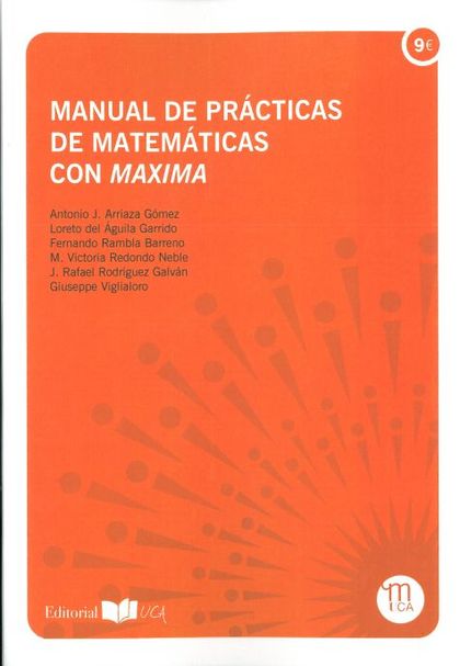 MANUAL DE PRÁCTICAS DE MATEMÁTICAS CON MAXIMA